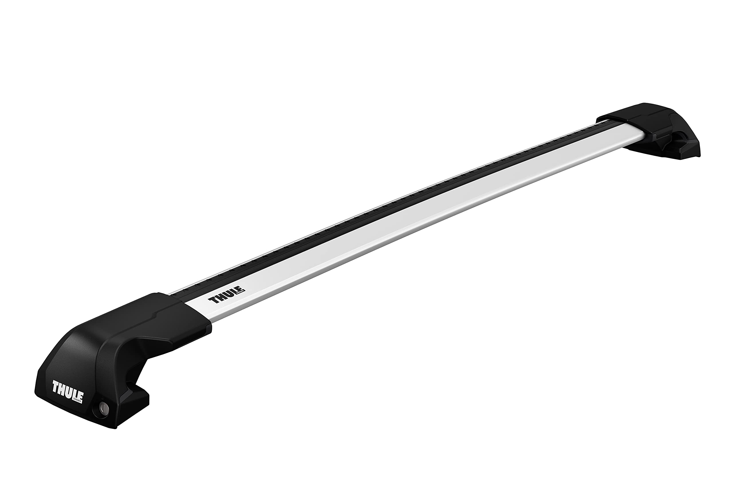 THULE Kompletny srebrne aluminiowy bagażnik bazowy WingBar Edge kompatybilny z BMW X5 G05 od 2019 z relingami zintegrowanymi (bez prześwitu) Alu ładowność 75 kg