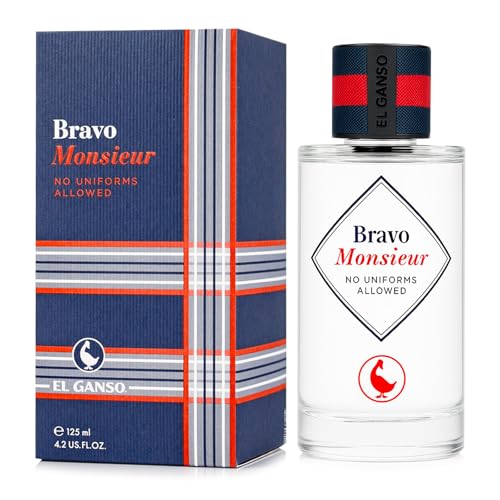 El Ganso Bravo Monsieur, Eau de Toilette para Hombre, Fragancia...