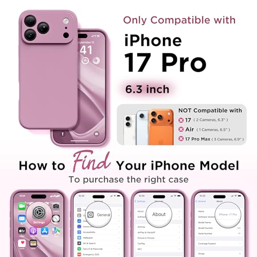 Image of GolbinBox Magnetic for iPhone 17 Pro Case, Silicone Cover, Roland Purple