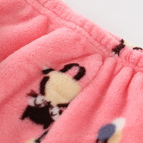 2 Piece Toddler Boys Girls' Winter Fleece 𝐏ajama Set Warm Plush Pullover Tops Pants Sl𝐞epwear Set 𝐏js Outfits2