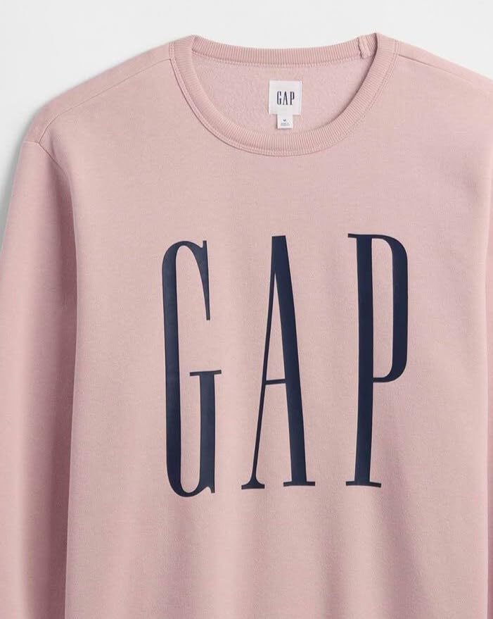 Image of Gap Men Printed Standard Fit Crew Full Sleeve Sweatshirt