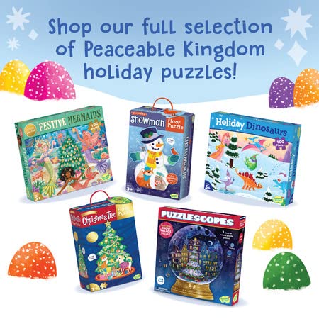 Peaceable Kingdom Gingerbread Friends Scratch and Sniff Puzzle for Kids Ages 5 & Up - 84 Pieces with 7 Special Scented Pieces - 14" x 19" - Image 6
