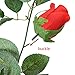 Felice Arts 2PCS 13 FT Fake Silk Rose Vine Artificial Flowers Garland Plants Hanging Rose Ivy for Home Wedding Party Garden Hotel Office Craft Art Decor, Red