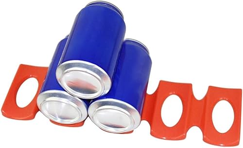 Miniatura 2 de Fdit Tapete apilable para botellas, botella de silicona plegable y lata, soporte para latas, organizador de ahorro de espacio para refrigerador,