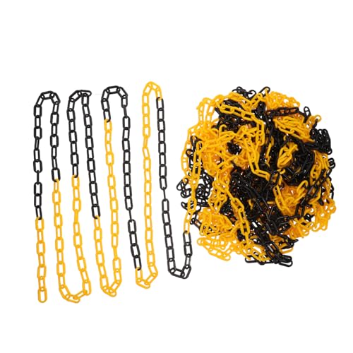 NAMOARLY Caution Chain 25m Plastic Safety Barrier Barrier Link Chain Red White Abs Door Link