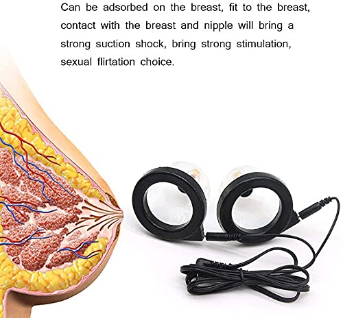 Elektrische Stimulatie Tepelzuiger Borstpomp Inclusief Pomp Seksspeeltje Zuigpomp In Een Set Voor Borst Clitoriszuiger Seksspeeltje Voor Koppels Vrouwen En Mannen Super Sucker - Afbeelding 3