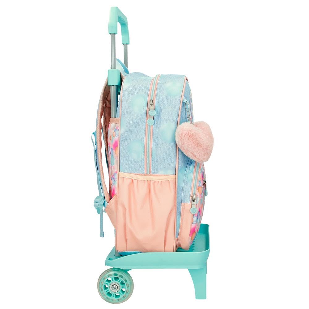 Enso Bubbles Mochila con Carro, Multicolor | 30x38x12 cms