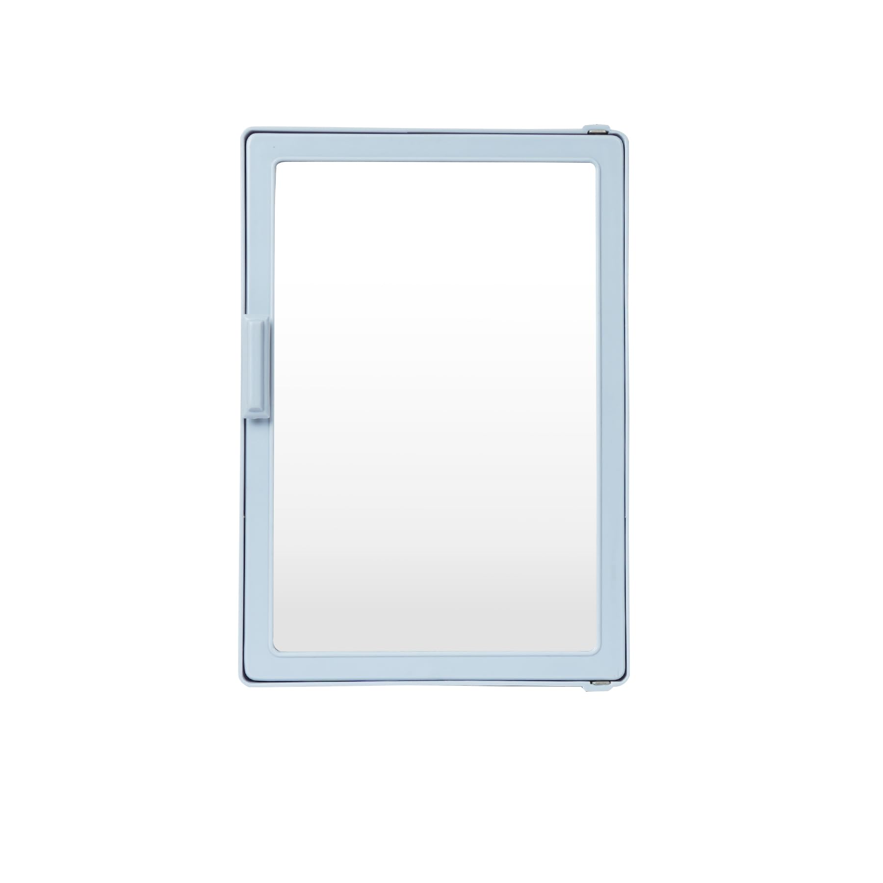 Plastic Small Size Mini Rectangular Shape Wall Mounted Mirror Storage Cabinet Organiser Shelf For Bathroom Kitchen Washbasin Dressing Room (Grey)-image-19