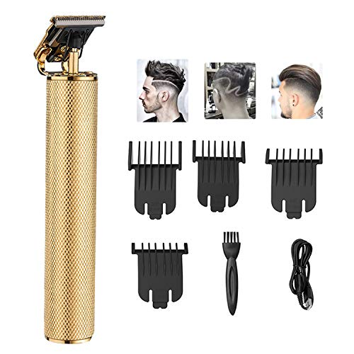 Hair Clippers for Men Cordless Hair Trimmer Professional Haircut Rechargeable Grooming Kit T-Blade Close Cutting Trimmer for Men Zero Gapped Detail Beard Shaver Barbershop for Men/Husband/Boyfriend
