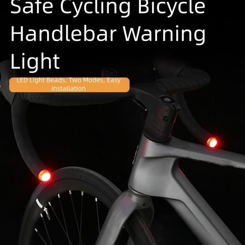 Fahrradlenker-Endlicht aus Aluminiumlegierung, LED-Sicherheits-Blinker für Radfahren, wasserdicht, 2 Modi, passend für 16–23 mm Lenker, kompatibel mit Mountainbike, Rennrad (Azur) Sport & Freizeit