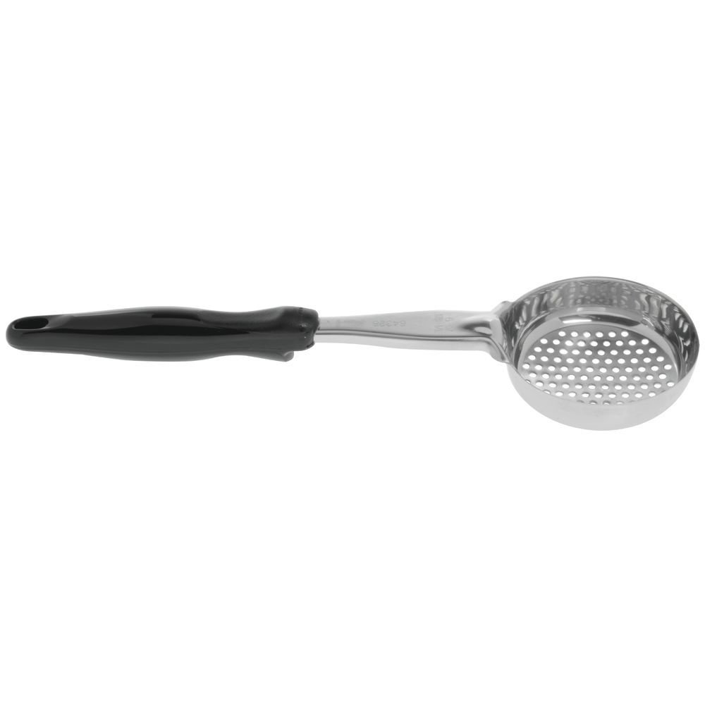 Vollrath Jacob's Pride 6 Oz. Black Perforated Spoodle Utensil