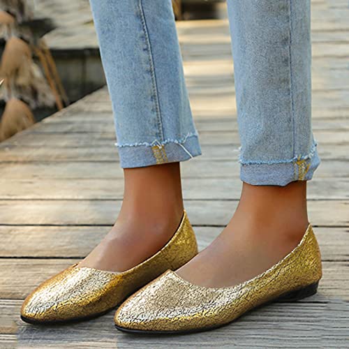 Briskorry Ballerine da donna, comode, effetto