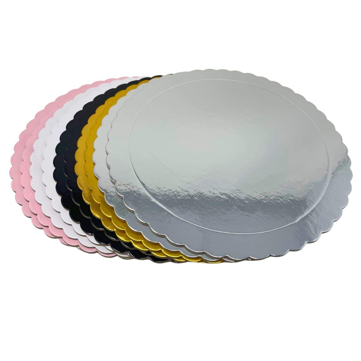 Decoraciondulce Pack de 10 Bases para Tartas Extrafuertes (Multicolor)