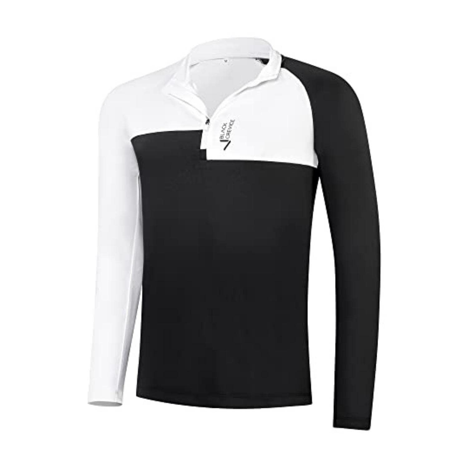 Black Crevice Herren Herren Zipper Funktionsshirt Unterhemd
