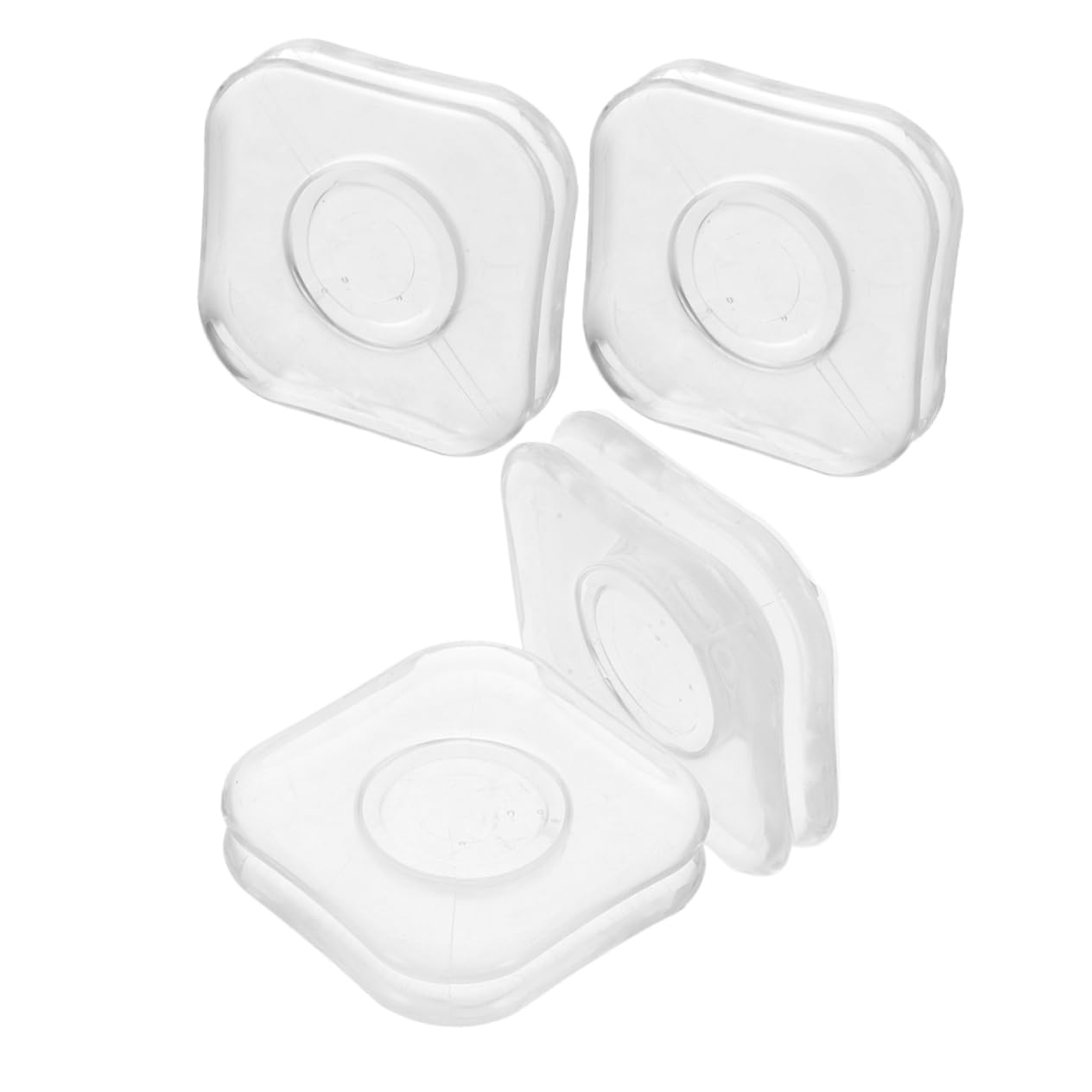 GRIRIW 4Pcs Traceless Sticky Gel Pads Reusable Slip Grip Pads for Car Phone Holder Adhesive Mats for Dashboard Office Home Stick Anything Anywhere