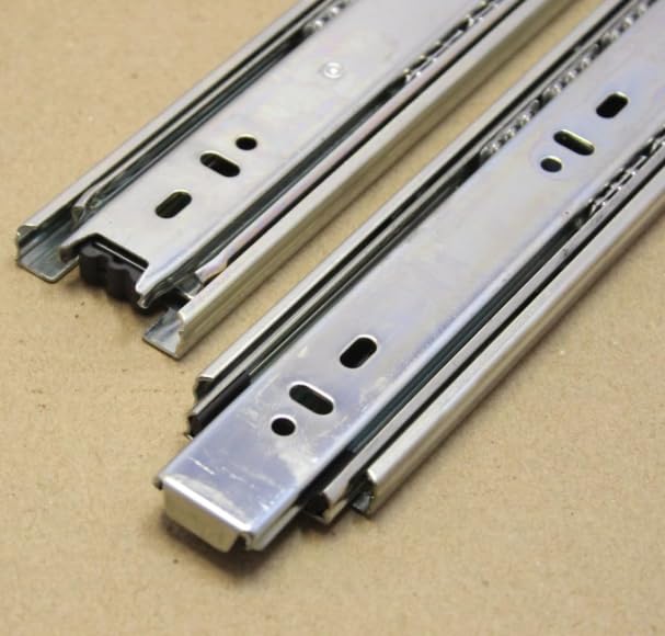 Image of Quba Drawer Channel | Regular Close Ball Bearing Telescopic Channel for Drawers (8 inch)