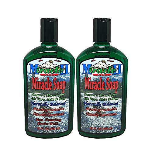 Miracle II Soap and Non-Foaming Soap 22 Oz, Value Pack Made with Natural Ingredients - A Degreaser, Cleanser and Deodorizer Kit All-in-One