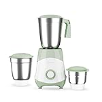 Lifelong Mixer Grinder for Kitchen | 3 Jar 600 Watt Mixie with Chutney Jar, Liquidizing Jar & Wet Grinder | Blender for Juices, Smoothies & Purees with Stainless Steel Blades, 3-Speed & Pulse Function