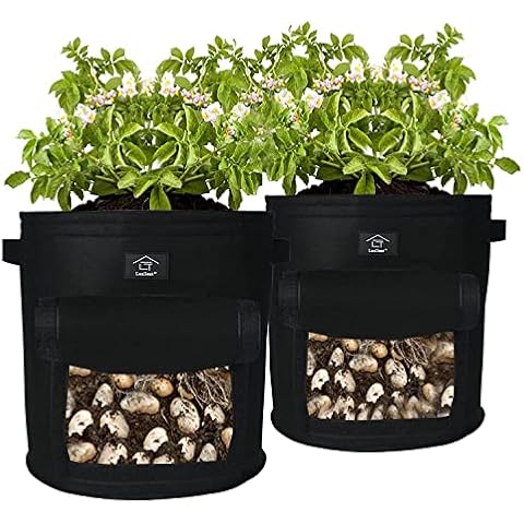 Sacs de Plantation Laxllent 9 Gallons Cover