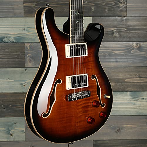 PRS SE Hollowbody II Piezo Black Gold Burst · Guitare électrique - Les Beatles, Paul McCartney, John Lennon, RIngo Starr, George Harrison PRS SE Hollowbody II Piezo Black Gold Burst · Guitare électrique – Image 8