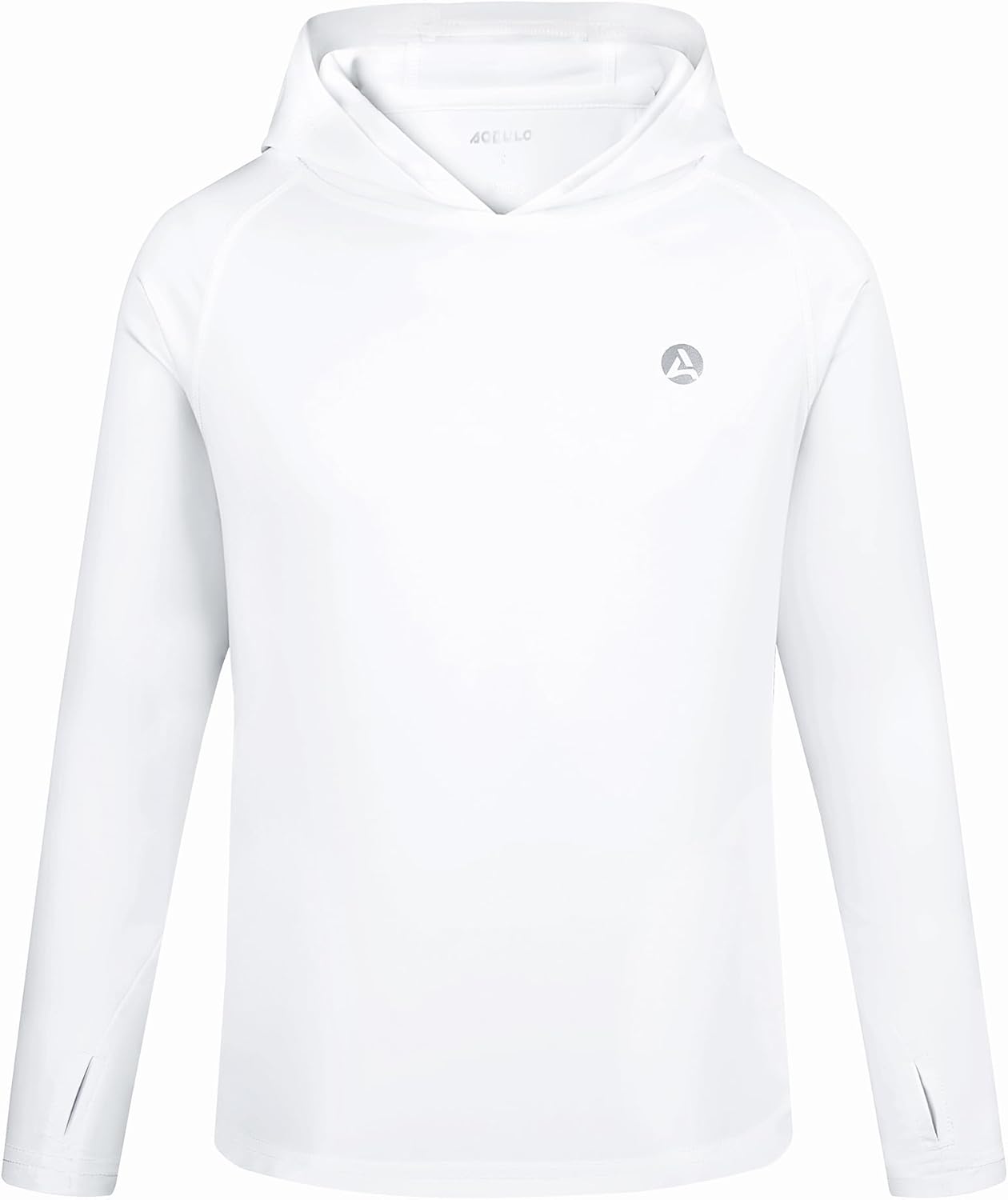 Boys Grils Long Sleeve Sun Shirts UPF50+ Hoodie Thumbhole Rash Guard Quick Dry Atheltic Hiking Workout Water Playing - Image 3