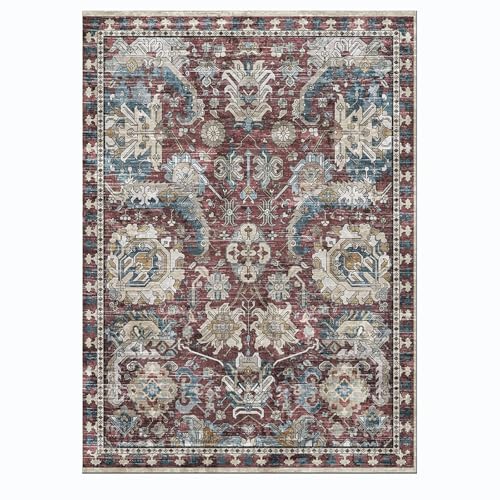 Tapis de salon multicolore tapis de chambre fleurs 110x180 - 3