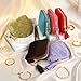 LOTOFUN Jewelry Organizer Case for Travel: 5-Layer Velvet Zipper Pouch Bag for Bangles Link Bracelets Storage Protect from Tangle Scratch (Chocolate Brown)