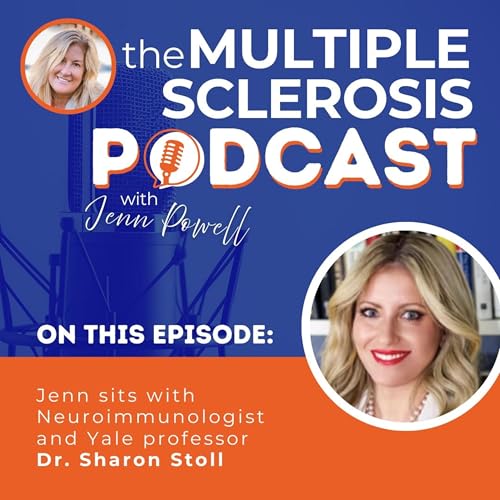 Jenn sites with Neuroimmunologist and Yale professor Dr. Sharon Stoll