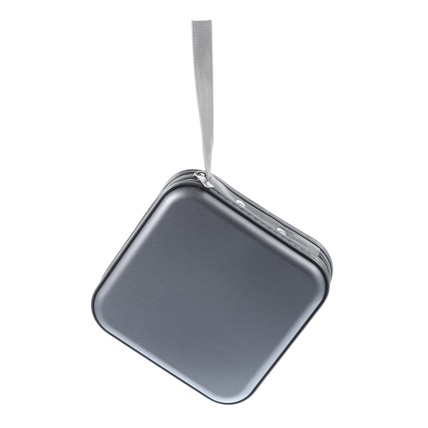 KONTONTY 1pc Capacity Portable CD Storage Case Disc Organizer Pouch for Home Car Zipper Design Lightweight Practical CD Holder Random Style