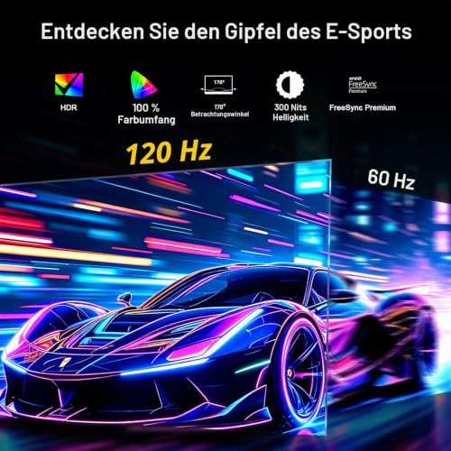 Tpsmtdis 18,5 Zoll 120Hz Portable Gaming Monitor 1080P – Ansicht 2