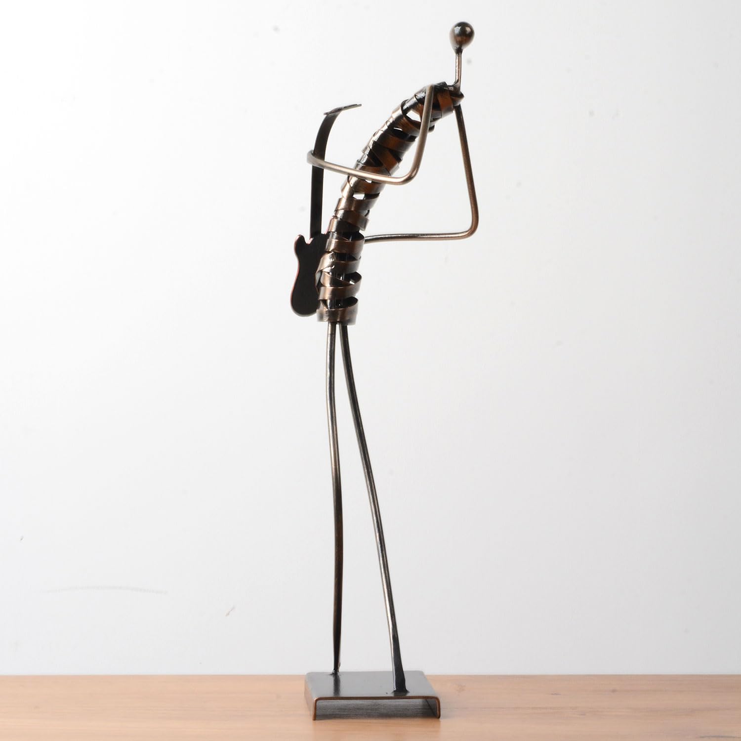HAUCOZE Musicista Figurina Chitarra Scultura Statua Modern Deco 45cm