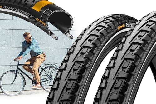 2 Fahrrad Reifen 1.75 x 28 Zoll, 47-622, Continental Ride Tour...