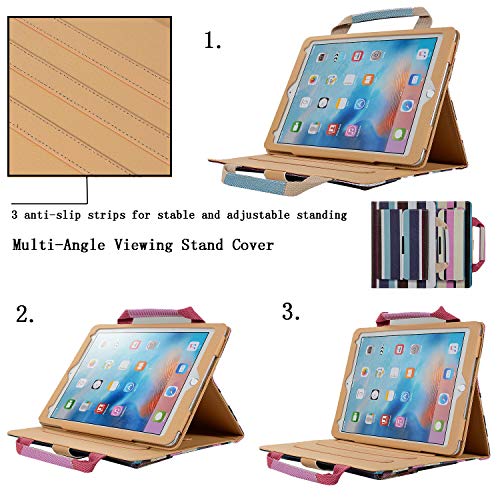image for iPad 2/3/4 Handbag Case, Uliking Smart Canvas Sleeve Folio with Kickst
