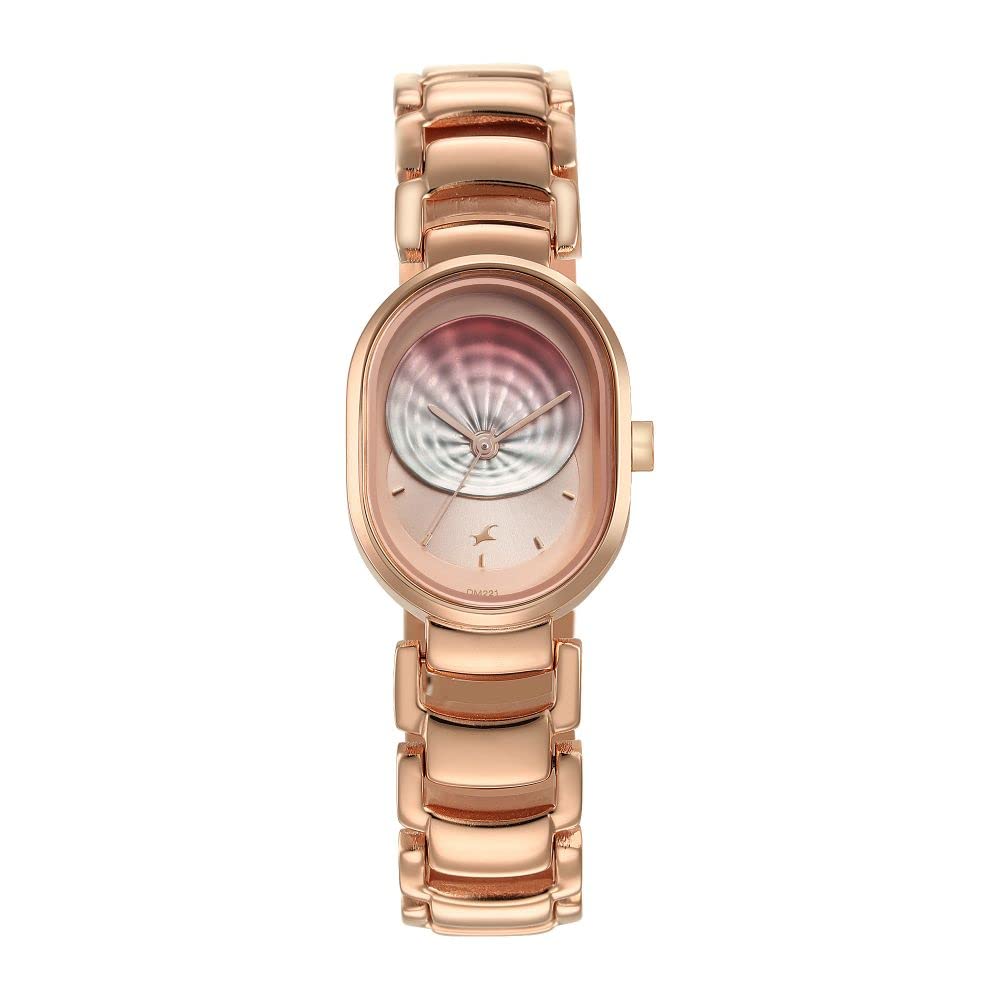 Fastrack Uptown Retreat Quartz Analog Pink Dial Metal Strap Watch for Girls-NS6274WM01 (B0B6BKYP1N) Amazon Price History, Amazon Price Tracker