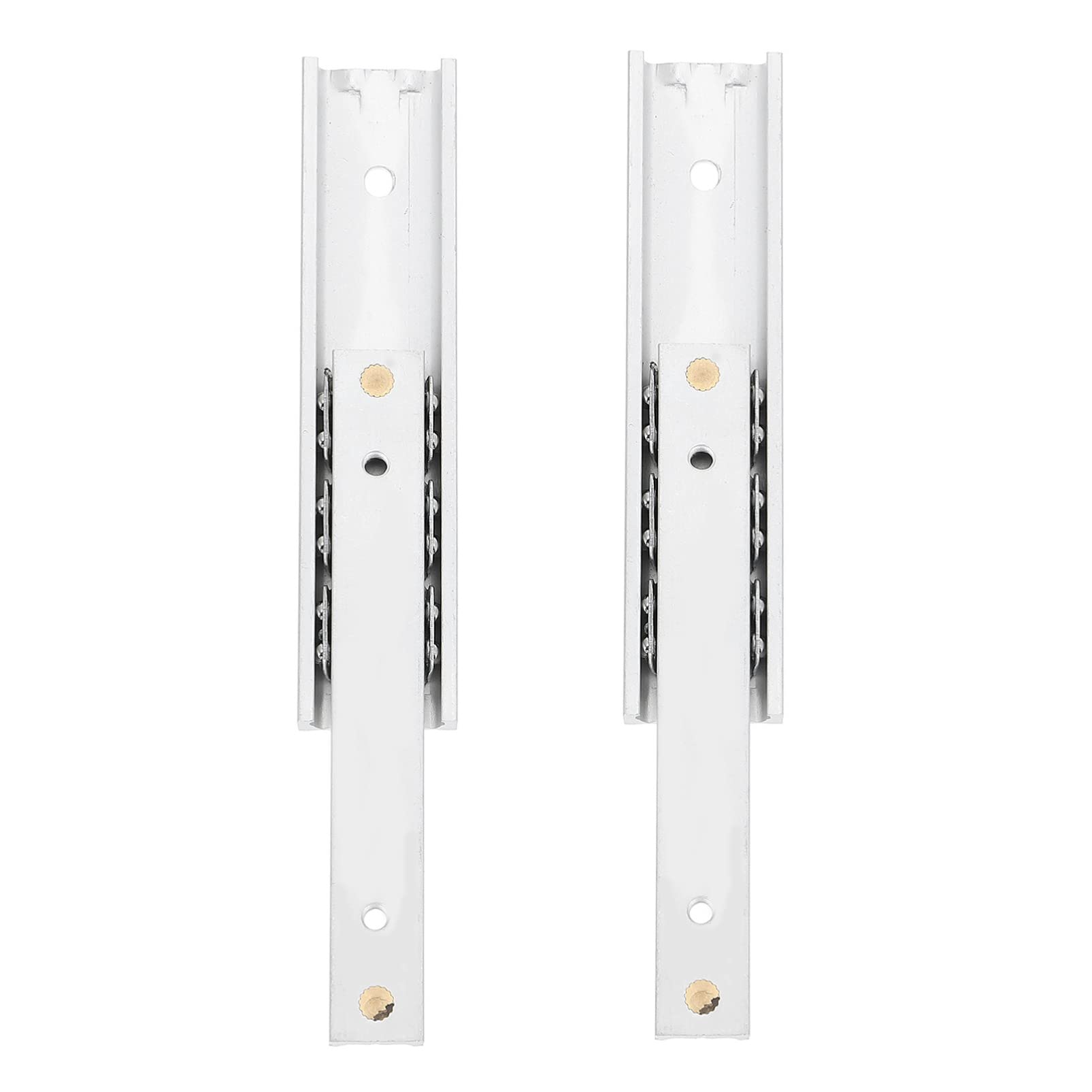 DECOMELODY 2Pcs Heavy Duty Miniature Drawer Slides Wide Extended Slides for Smooth Operation for Cupboards and Furniture Durable and Practical Design