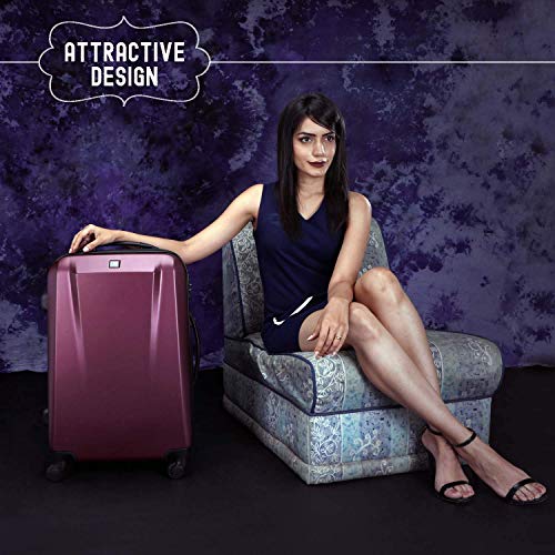 Image of Nasher Miles Canberra Hard-Sided Check-in Luggage Bag Trolley /Travel /Tourist