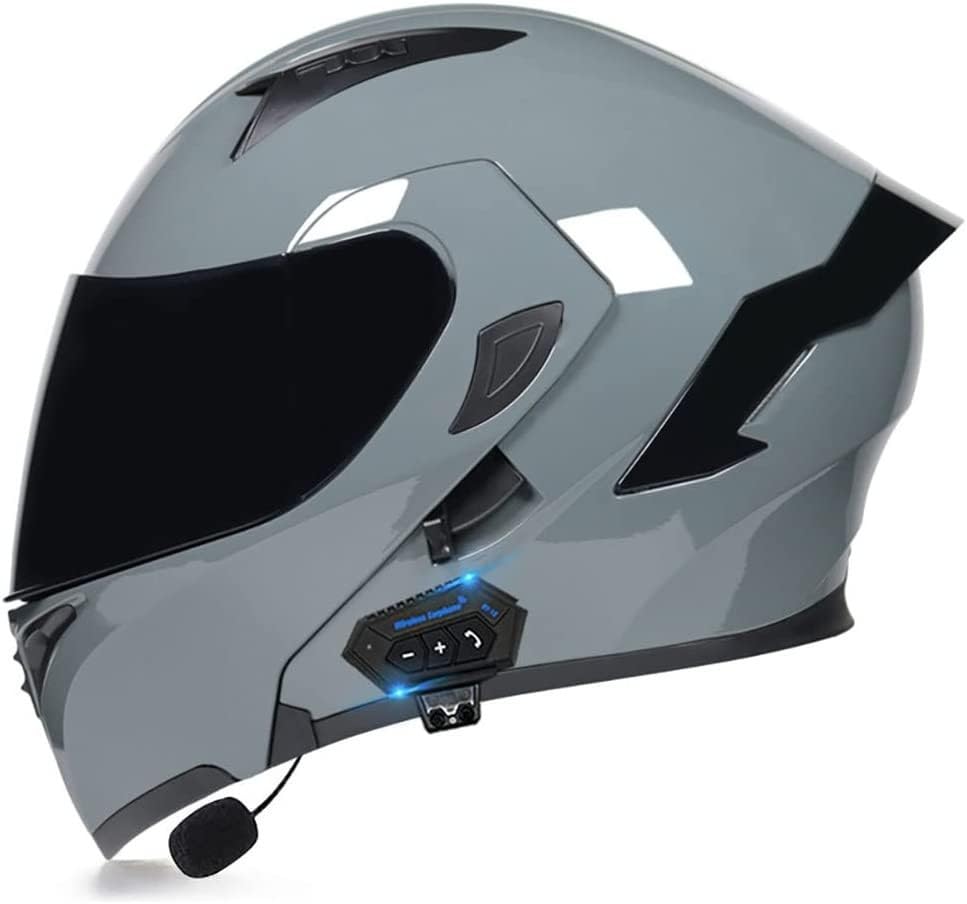 Casque moto modulable antibuée avec système de ventilation à canaux