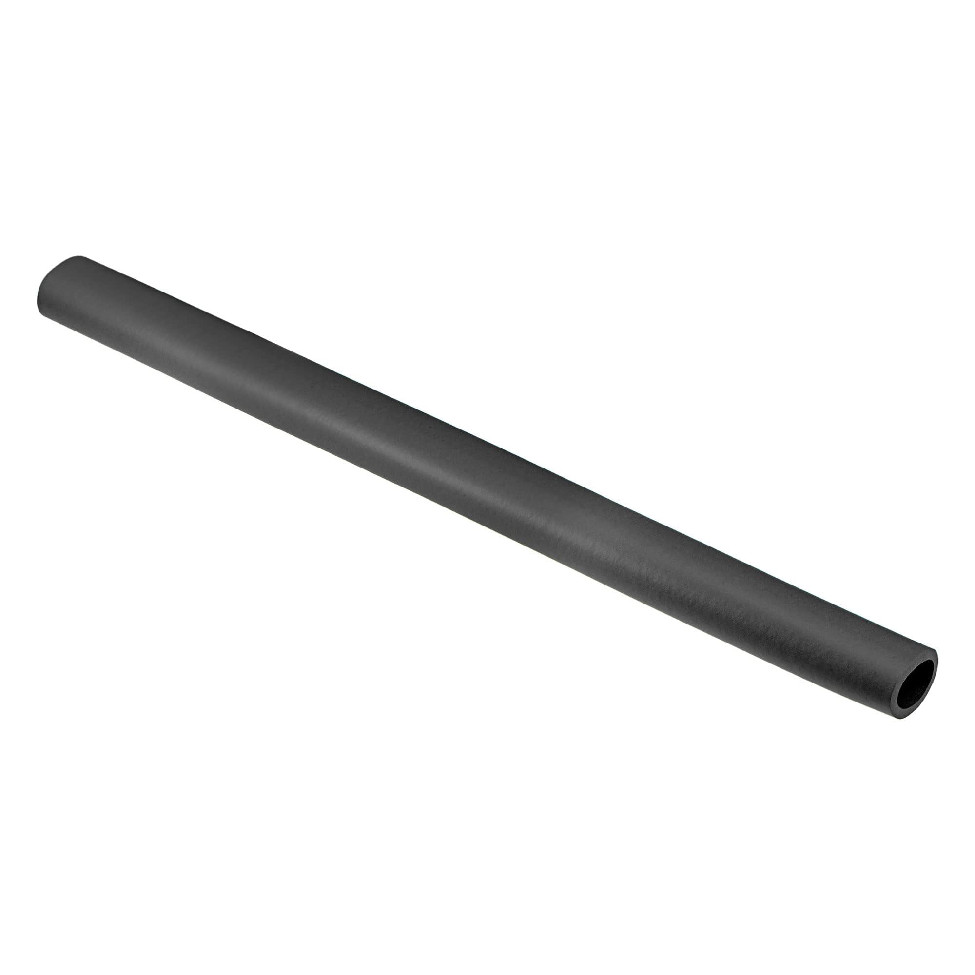 TOP-VIGOR Uchwyty do rur z pianki 1 3/32 cala (28 mm) ID 3/16" (5 mm) grubość ściany 50 cm czarne antypoślizgowe do fitnessu, wsparcie uchwytu narzędzi