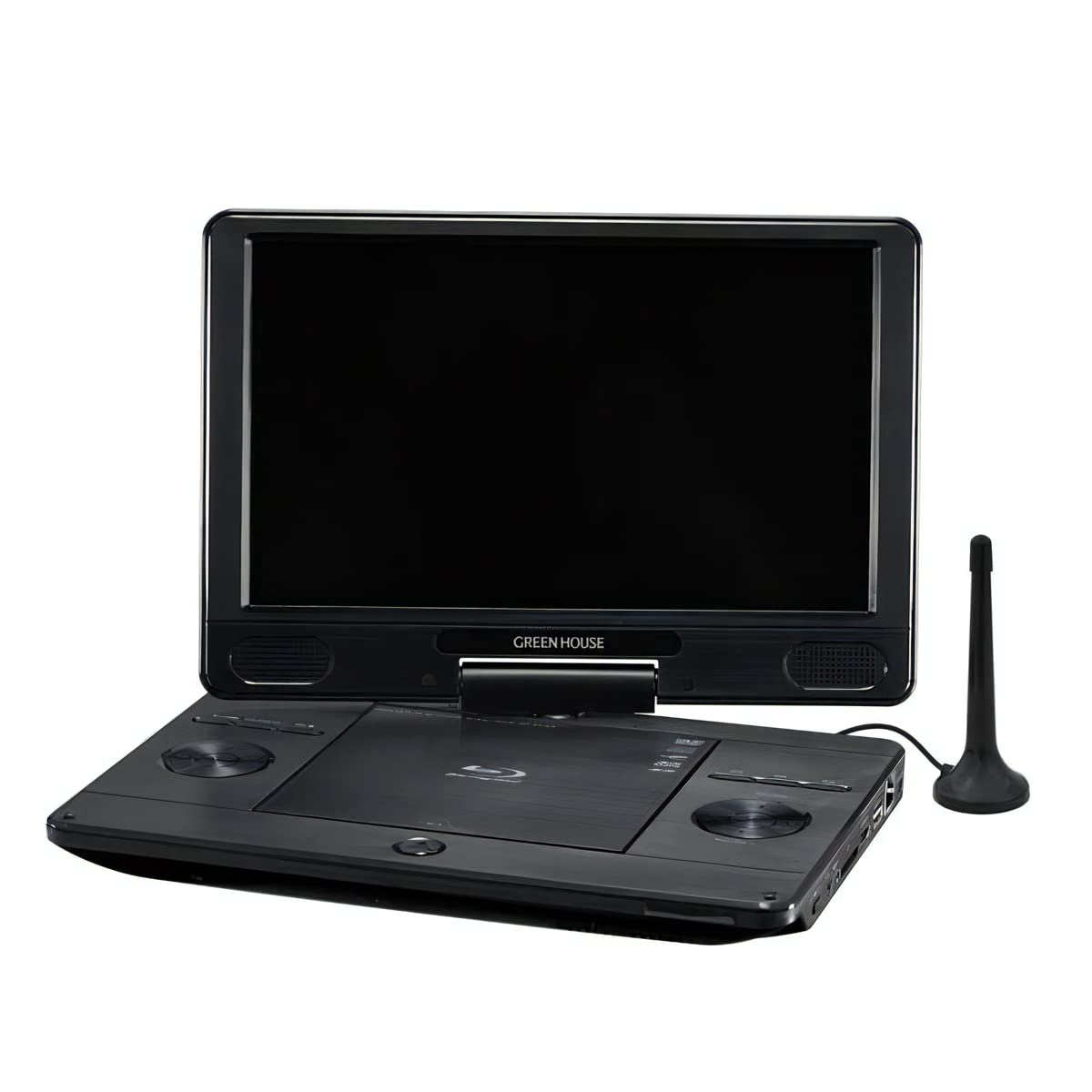 Amazon | 【セット買い】グリーンハウス ポータブルblu-rayプレーヤー