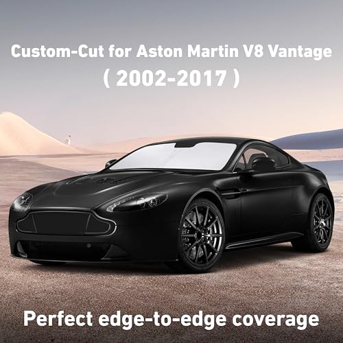 Image of Econour Windshield Sunshade for Aston Martin DBX, DBX707 2021-2022, 2023, 2024 Sun Visor for Front Window Sun Shade Cover, UV Blocker & Protector, Car Accessories