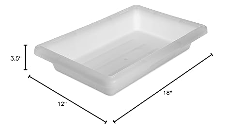 Miniatura 7 de Carlisle FoodService Products Storplus Contenedor de almacenamiento de alimentos con diseño apilable para catering, bufés, restaurantes, polietileno