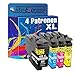 Produktbild Tito-Express 4 Druckerpatronen kompatibel mit Brother LC426 XL für MFC-J 4335DW 4340DW 4340DWE Ecopro 4535DW 4540DW 4540DWXL 4540DWT 4540Series Mini 19 Biz-Step (Multipack, 4er-Pack)