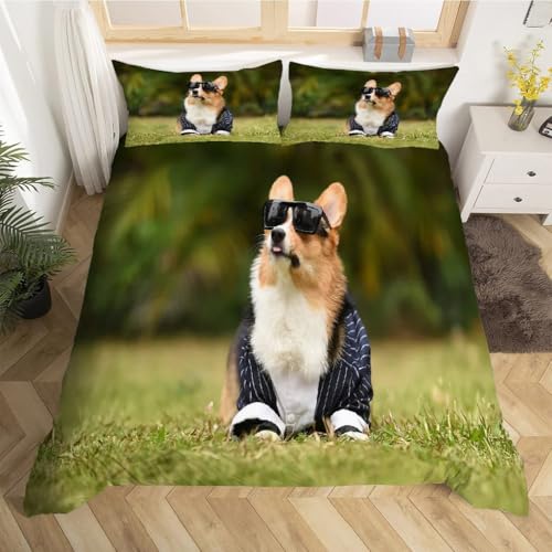 Housse de couette corgi 240x260 résolvez le manque de douceur de vos draps