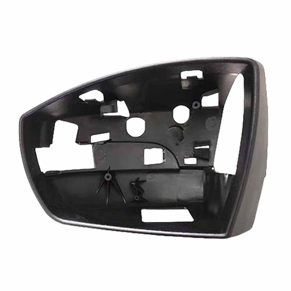 GEBBEM Door Wing Mirror Cover Frame for F-ord Kuga 2013-2019, EcoSport 2013-2018 Car Side Left/Right Rearview Mirror Frame Replacement Covers Accessories,Left - with hole