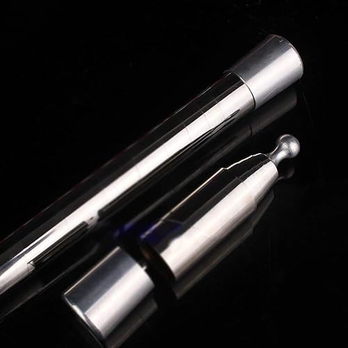 Enjoyer Varita mágica de bastón de metal para mago profesional, primer plano, trucos de magia, accesorios de escenario, 39 pulgadas