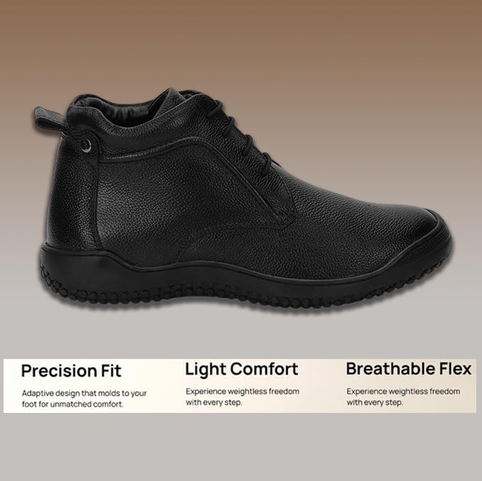 Image of Allen Cooper Shoes Genuine Original Leather Casual /Formal Lace-up Shoes (Color Options- Black /Brown, Sizes- 6,7,8,9,10)