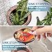 KONE Copper Kitchen Sink Strainer Basket, 2 Pcs Stainless Steel Antique Copper Sink Drain Strainer and Sink Stopper for Standard 3-1/2 inch Sink Drain, with Metal Center Knob and Rubber Drain Stopper
