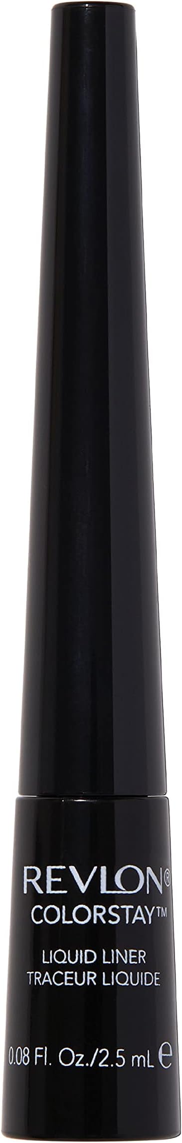Liquid Eyeliner, ColorStay Eye Makeup, Waterproof, Smudgeproof, Longwearing with Ultra-Fine Tip, 251 Blackest Black, 0.08 Fl Oz (Pack of 1)