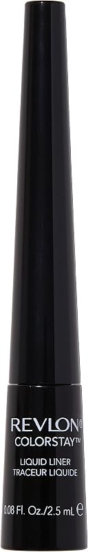 ColorStay Liquid Eyeliner, 251 Blackest Black, 0.08 Fl Oz | Waterproof liquid eyeliner with ultra-fine tip. Smudge-proof, longwearing precision lines.