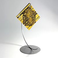 Vista 3 de Harry Potter Hufflepuff Crest - Starfire Prints colgante de cristal coleccionable - Accesorio ideal para regalar y coleccionar